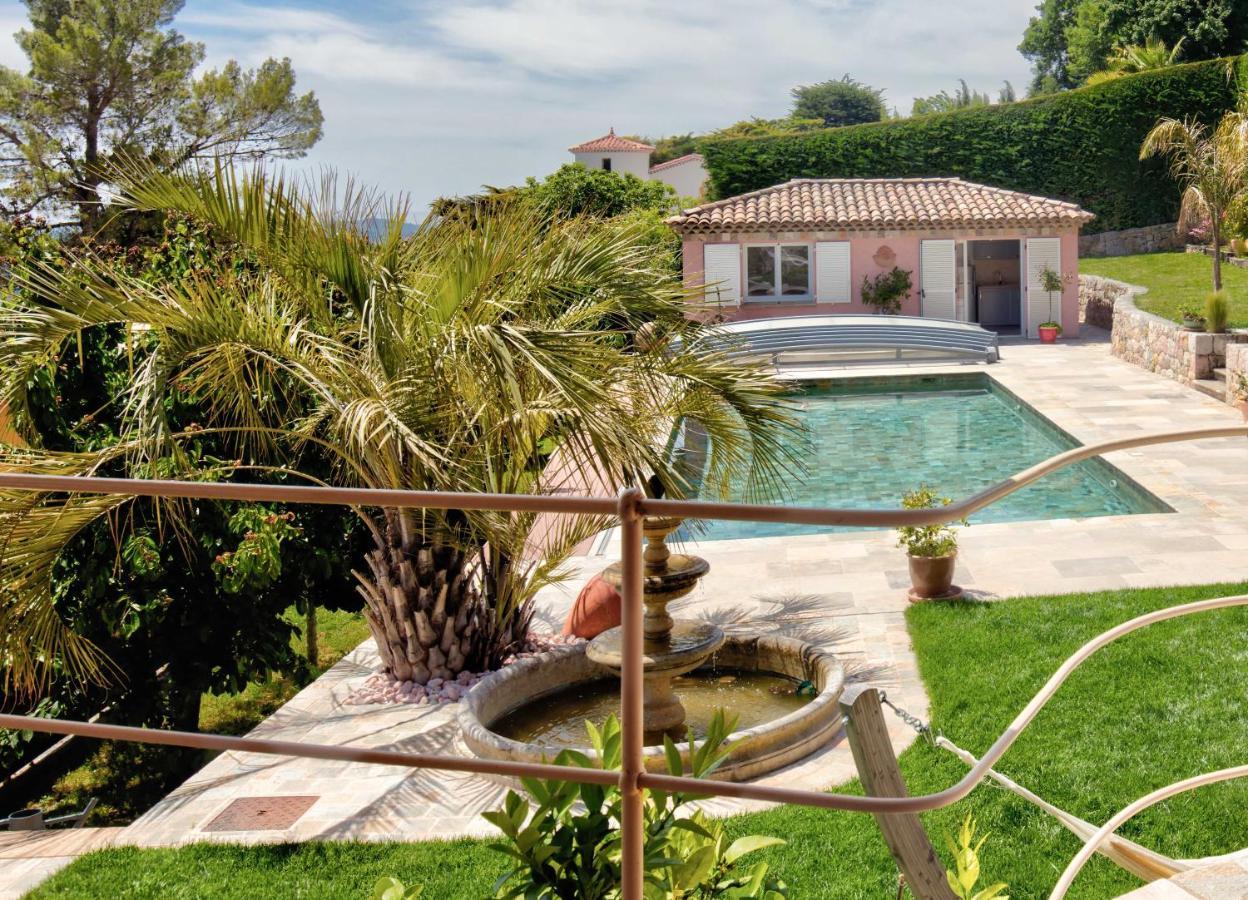 Adorable Maison Independante 30M2 Avec Piscine En Saison Cabris Exterior foto